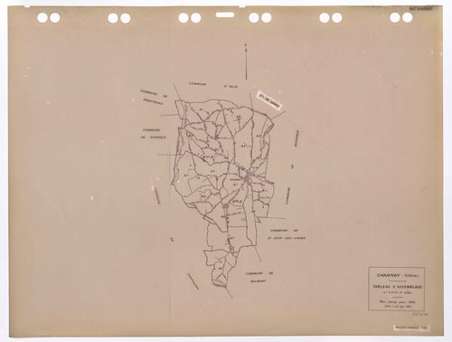 Tableau d'assemblage (TA). Plan révisé pour 1934. Edition à jour pour 1983.