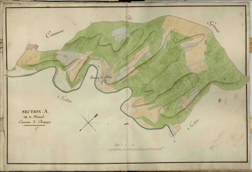 Section A dite de Montrond, feuille unique.