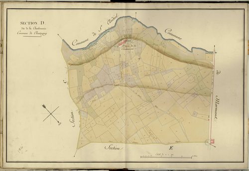 Section D dite de la Charbonnerie, feuille unique.