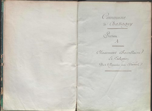État de sections.