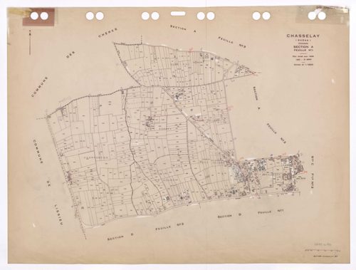 Section A feuille n°1. Plan révisé pour 1936. 3e édition à jour pour 1980.