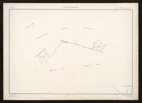 Section ZA : remembrement intégral. Feuille renouvelée pour 1969.