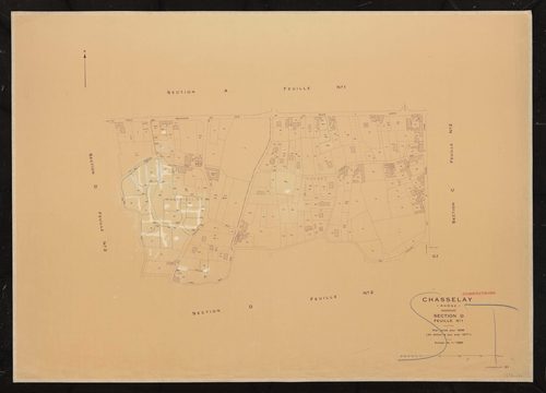 Section D feuille n°1. Plan révisé pour 1936. 2e édition à jour pour 1977.