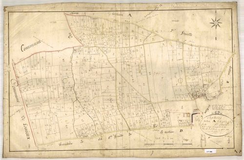 Section A dite de la Plaine, feuille n°1 (parcelles 1-561).