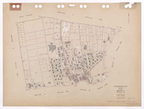 Section A feuille n°2. Plan révisé pour 1936. 3e édition à jour pour 1980.