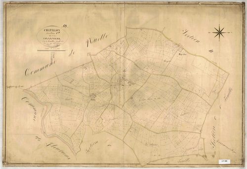 Section C dite de la Colletière, feuille n°3 (parcelles 661-1258).