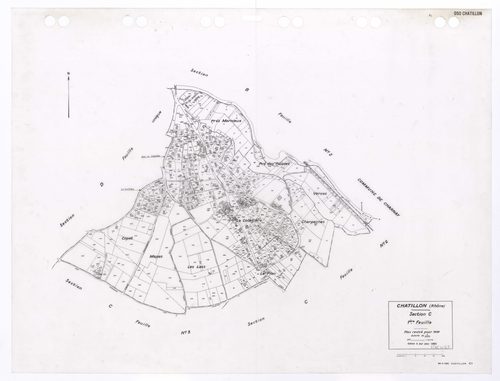 Section C feuille n°1. Plan révisé pour 1939. Edition à jour pour 1983.