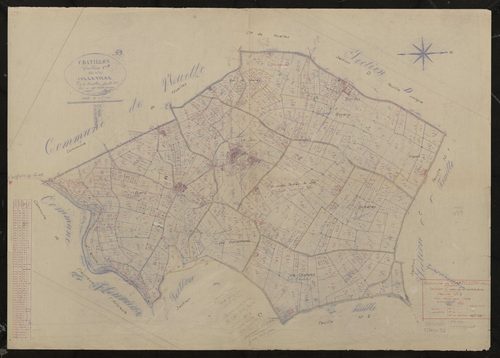 Section C 3e feuille. Plan révisé pour 1939.