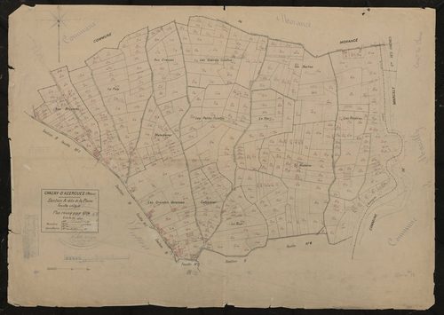 Section A dite de la Plaine feuille unique. Plan révisé pour 1934.