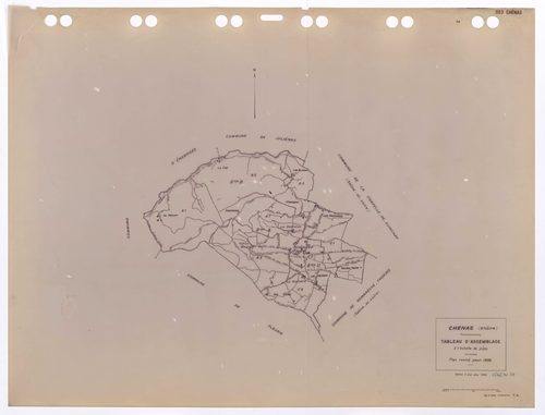 Tableau d'assemblage (TA). Plan révisé pour 1935. Edition à jour pour 1983.