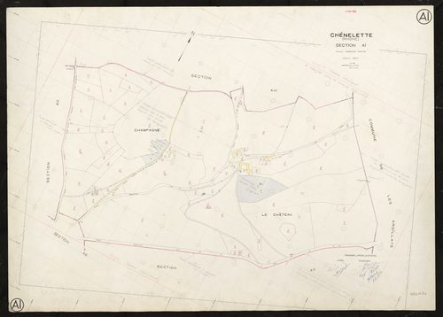 Section AI. Feuille renouvelée pour 1964.