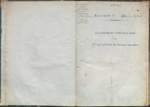 État de sections.