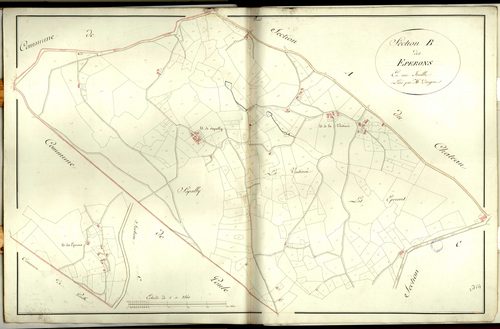 Section B dite des Eperons, feuille unique.