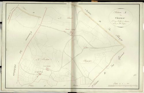 Section A dite du Château, feuille n°2.