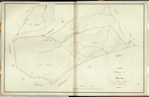 Section C dite des Brosses, feuille n°1.