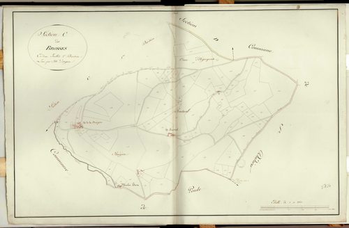 Section C dite des Brosses, feuille n°2.