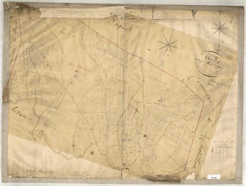 Section A dite des Mines, feuille unique (parcelles 1-491).