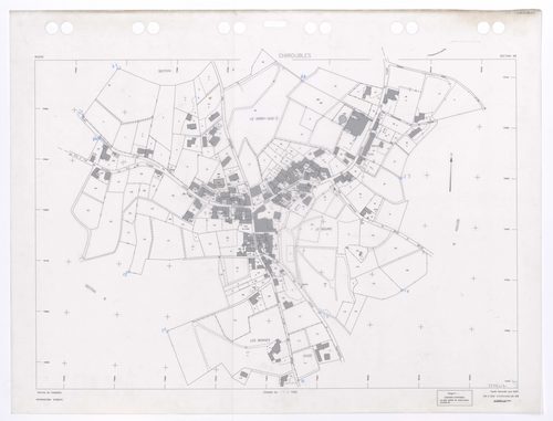 Remaniement : plans minutes de conservation (PMC). Section AB : feuille remaniée pour 2000.
