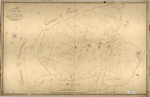 Section A dite des Genests, feuille unique (parcelles 1-562).