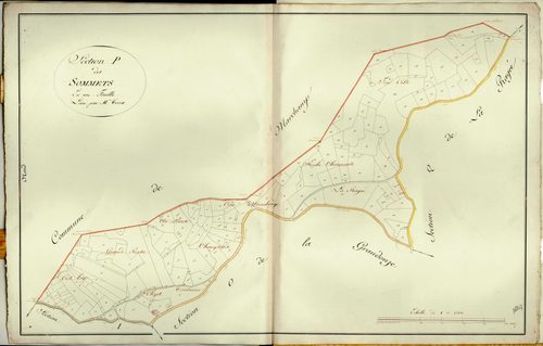 Section P dite des Sommets, feuille unique.