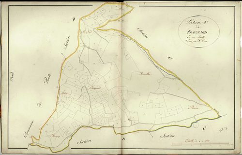 Section F dite du Fragnard, feuille unique.