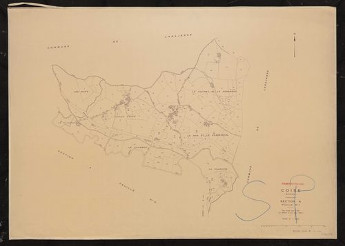 Section A feuille n°1. Plan révisé pour 1934. 2e édition à jour pour 1982.