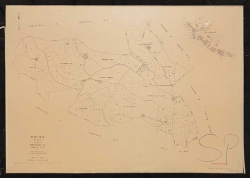 Section D feuille n°2. Plan révisé pour 1934. 2e édition à jour pour 1982.