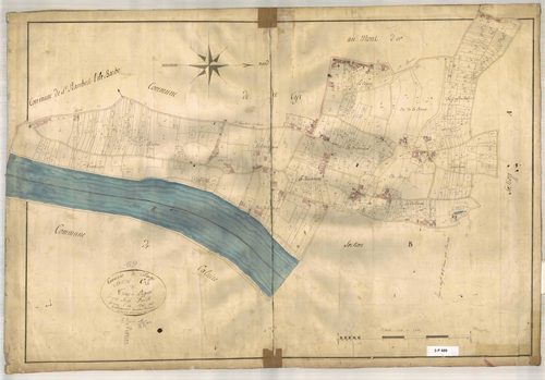Section C dite de Trève-Paques, feuille unique (parcelles 1-718).