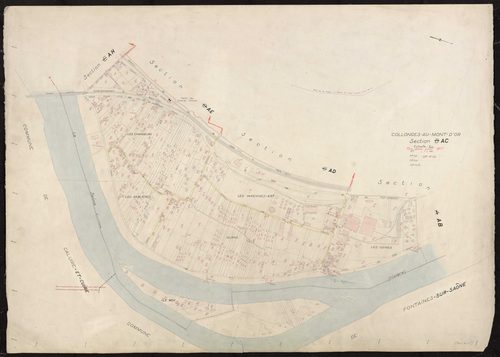 Section AC. Plan établi pour 1955.