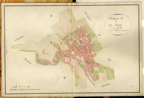 Section C dite de la Ville, feuille unique.
