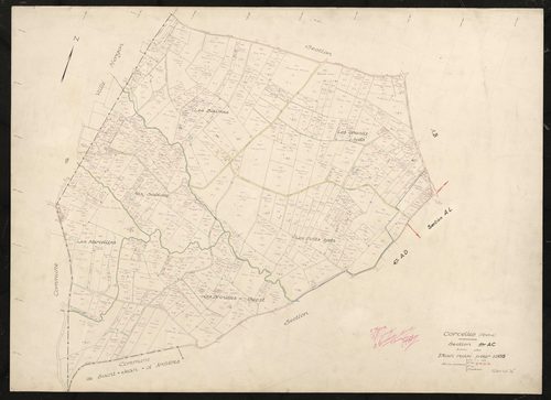 Section AC. Plan révisé pour 1955.