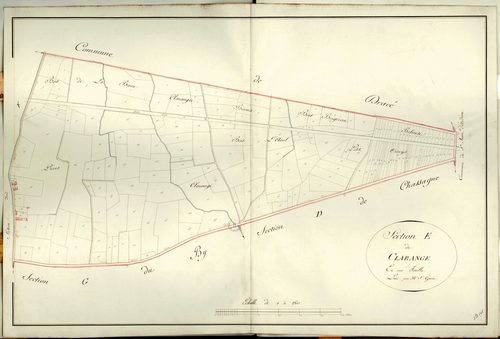 Section E dite de Clarange, feuille unique.