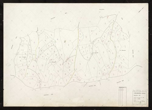 Section AZ. Feuille renouvelée pour 1976.