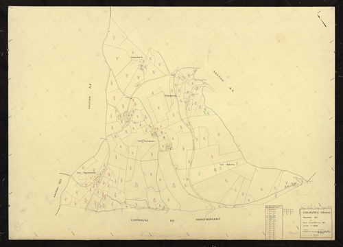 Section AY. Feuille renouvelée pour 1976.