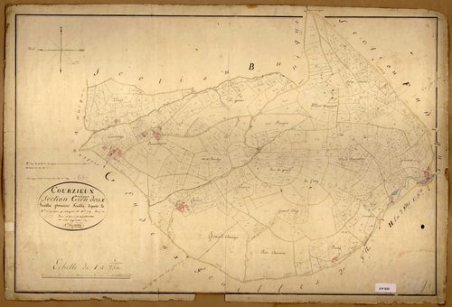 Section G dite du Giraud, feuille n°1 (parcelles 1-719).