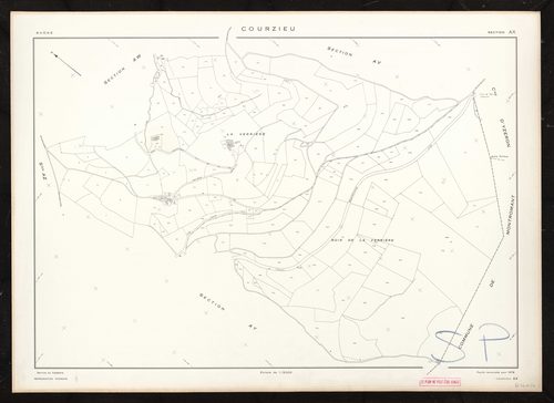 Section AX. Feuille renouvelée pour 1976.