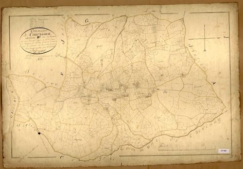 Section B dite des Verchères, feuille unique (parcelles 1-819).