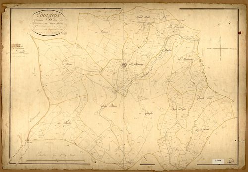 Section D dite du Bitarnet, feuille n°1 (parcelles 1-454).