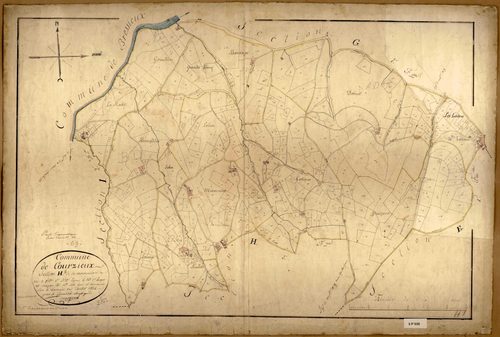 Section H dite de la Moronnière, feuille n°1 (parcelles 1-508).