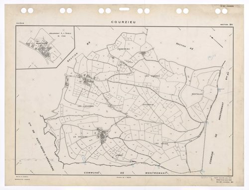 Section BH. Feuille renouvelée pour 1976. Edition à jour pour 1985.