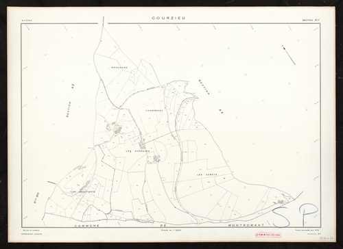 Section AY. Feuille renouvelée pour 1976.
