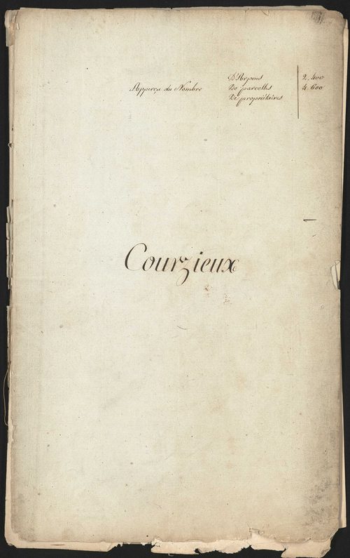 Courzieux, 2 décembre 1823.