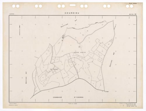 Section AS. Feuille renouvelée pour 1976. Edition à jour pour 1985.