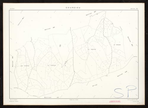 Section AZ. Feuille renouvelée pour 1976.