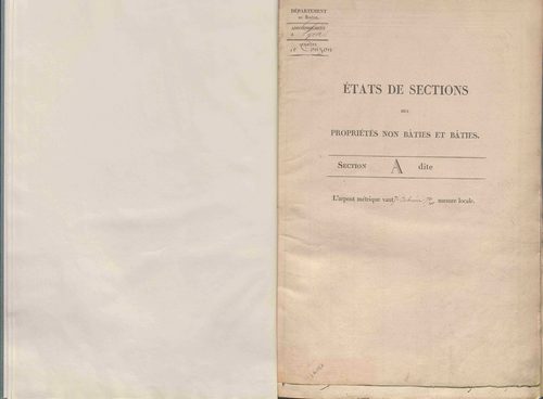 État de sections.
