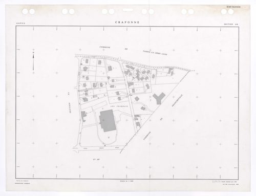 Section AM. Feuille remaniée pour 1990.