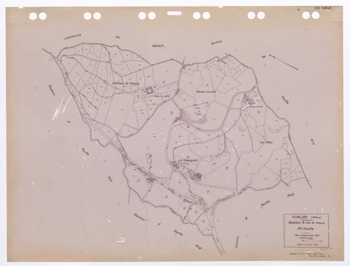Section A dite de Magny 1ère feuille. Plan révisé pour 1947. Edition à jour pour 1985.