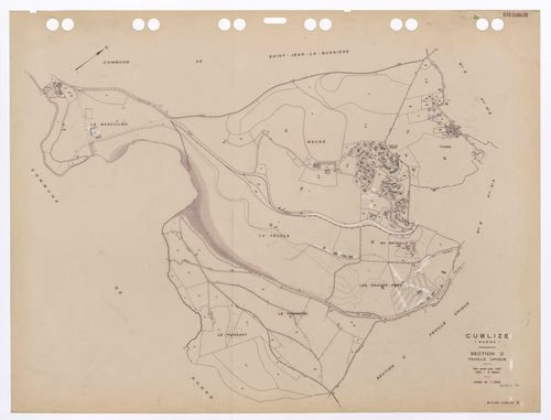Section D feuille unique. Plan révisé pour 1947. 3e édition pour 1982.