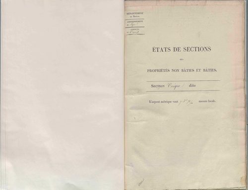 État de sections.