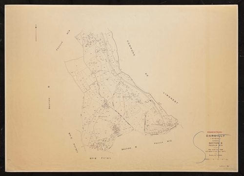 Section B 3e feuille. Plan révisé pour 1936. 2e édition à jour pour 1977.